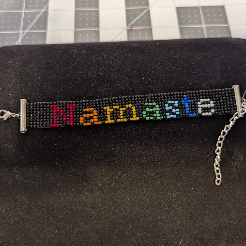 Rainbow Namaste Bracelet